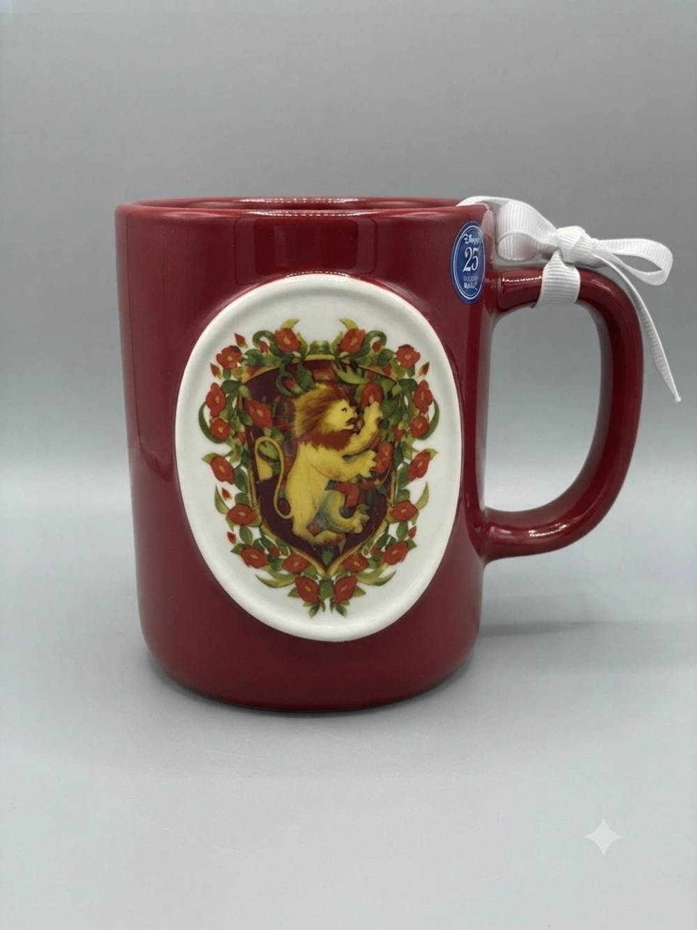 Rae Dunn Harry Potter Gryffindor Lion Cameo Mug NWT 25 Years